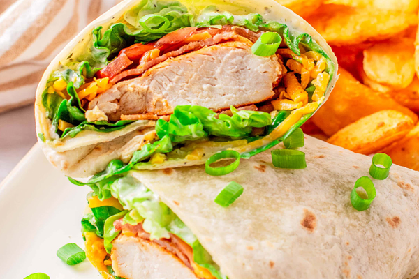 Chicken wraps and grilled wraps from NY Pizza Leominster